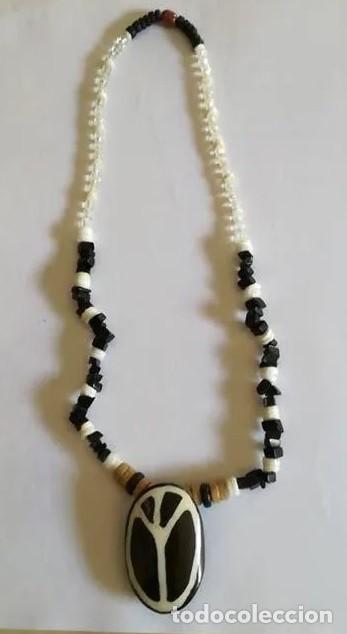 Joyeria: COLLAR ETNICO MADERA Y CUENTAS - Foto 1