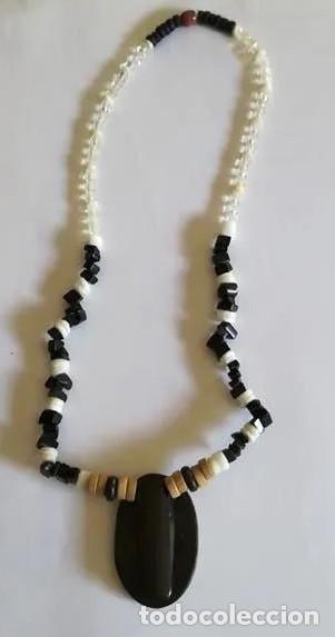 Joyeria: COLLAR ETNICO MADERA Y CUENTAS - Foto 2