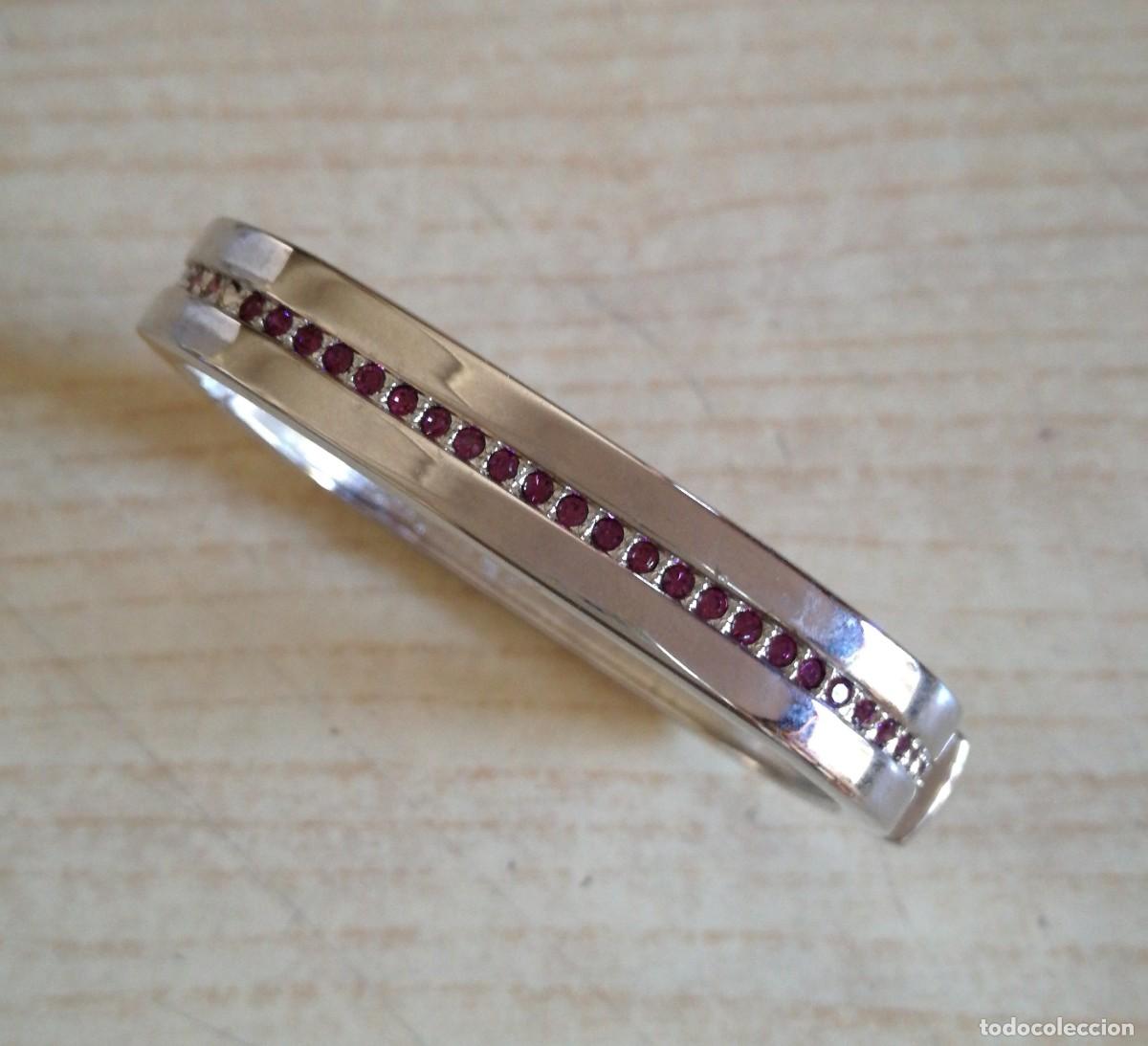 Schmuck: PULSERA ESCLAVA METAL CON PIEDRAS ROSA