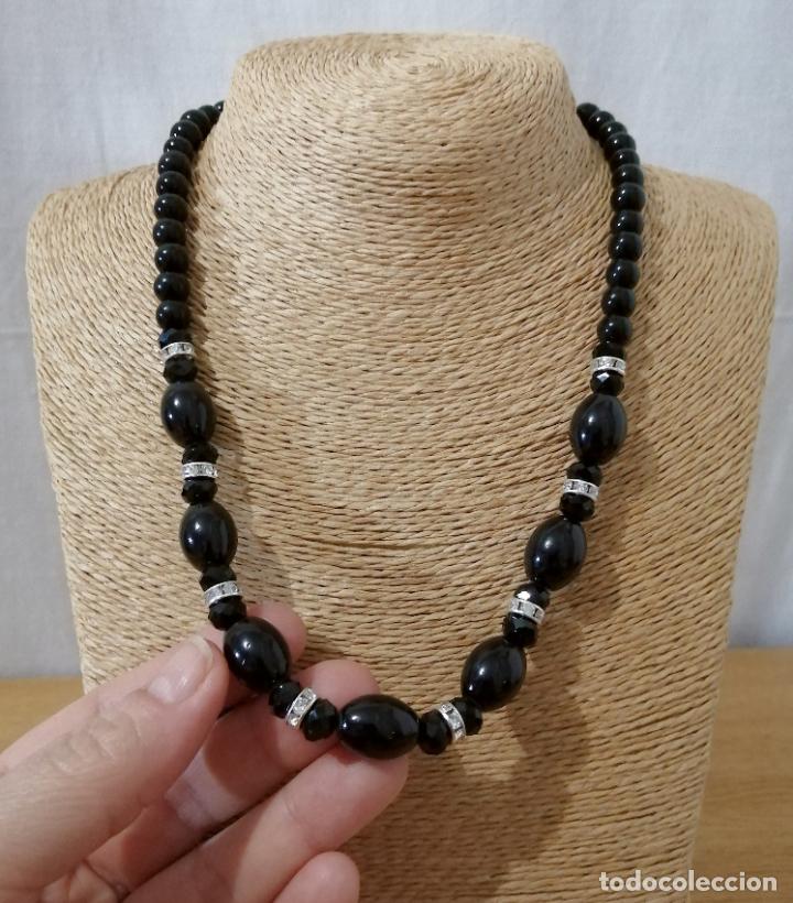 Joyeria: COLLAR, CUENTAS NEGRAS DE CRISTAL. - Foto 5
