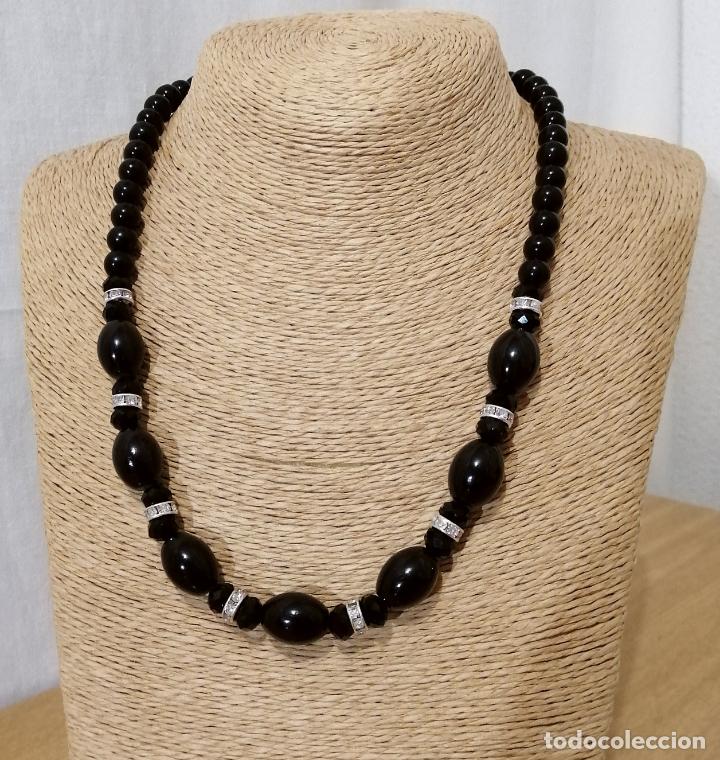 Joyeria: COLLAR, CUENTAS NEGRAS DE CRISTAL. - Foto 7