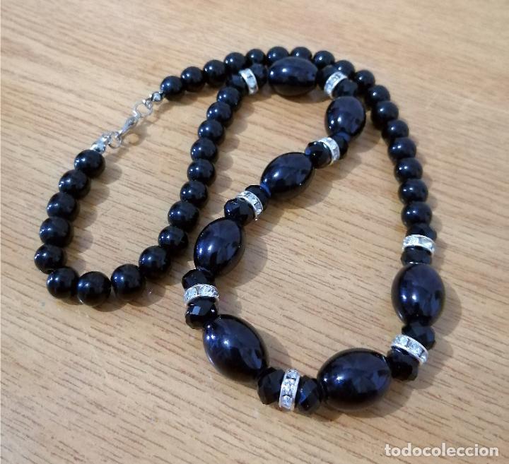 Joyeria: COLLAR, CUENTAS NEGRAS DE CRISTAL. - Foto 8