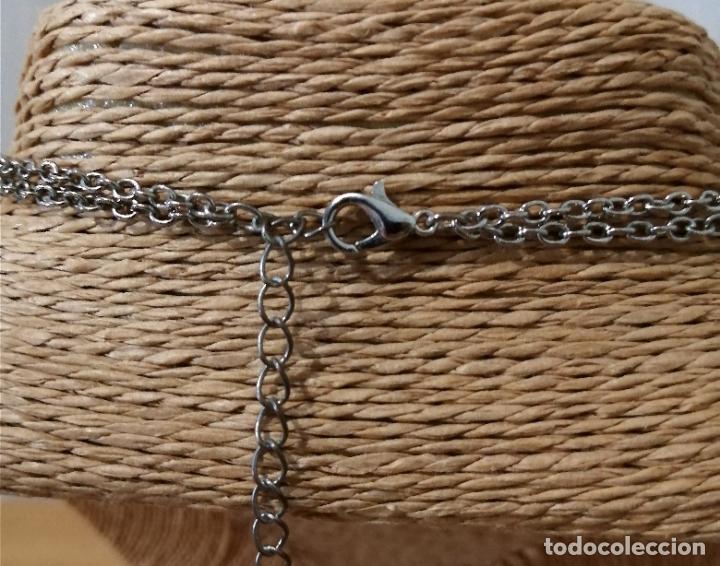 Joyeria: COLLAR CORTO, CON COLGANTES FORMA DE FLOR. - Foto 3