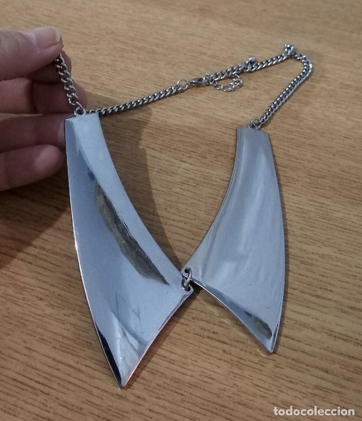 Joyeria: COLLAR METALICO PLATEADO. - Foto 4