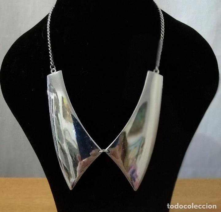 Joyeria: COLLAR METALICO PLATEADO. - Foto 6