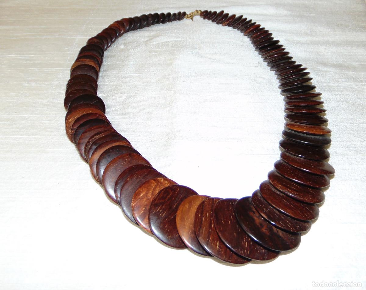 Joalharia: COLLAR DE MADERA NATURAL - BELL&Iacute;SIMO - HIPPIE CHIC - CASUAL - &Eacute;TNICO