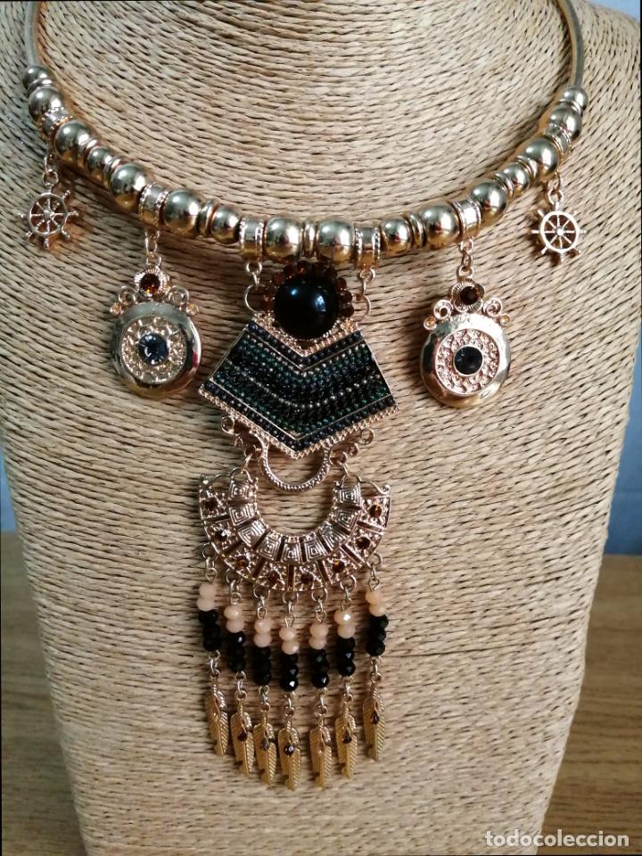 Joyeria: COLLAR DORADO CON COLGANTES. - Foto 4