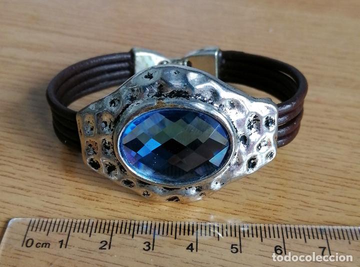 Joyeria: PULSERA PLATEADA, CON CRISTAL AZUL. - Foto 7