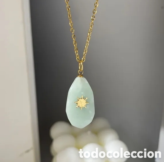 Joyeria: Collar de Acero inoxidable y piedra natural - Foto 1