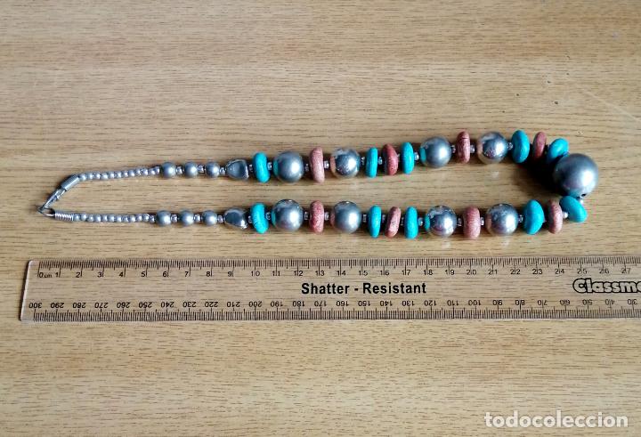 Joyeria: COLLAR CUENTAS TURQUESAS, Y PLATEADAS - Foto 5