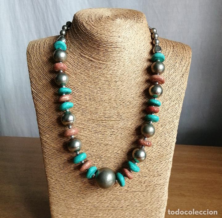 Joyeria: COLLAR CUENTAS TURQUESAS, Y PLATEADAS - Foto 8