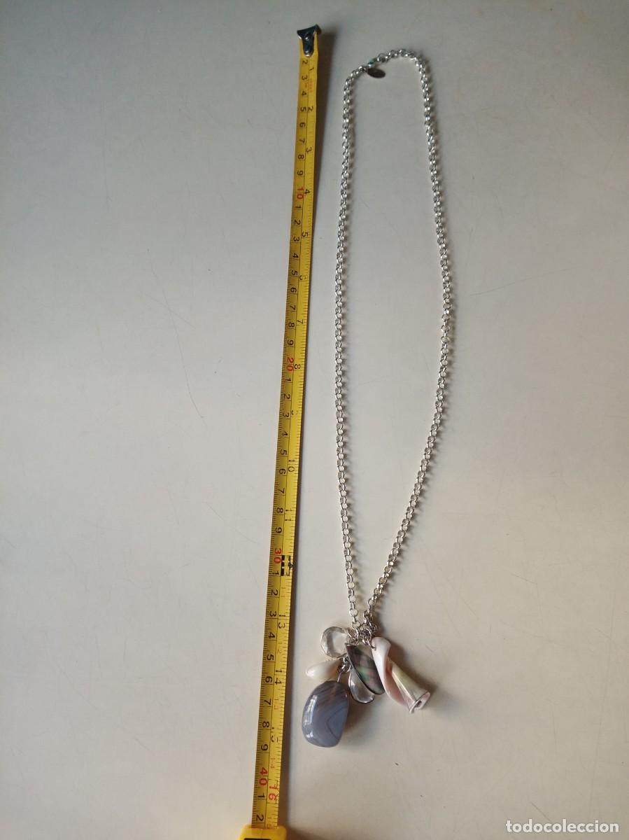 Joyeria: COLLAR MET&Aacute;LICO DE MINERAL CON CONCHA - Foto 5