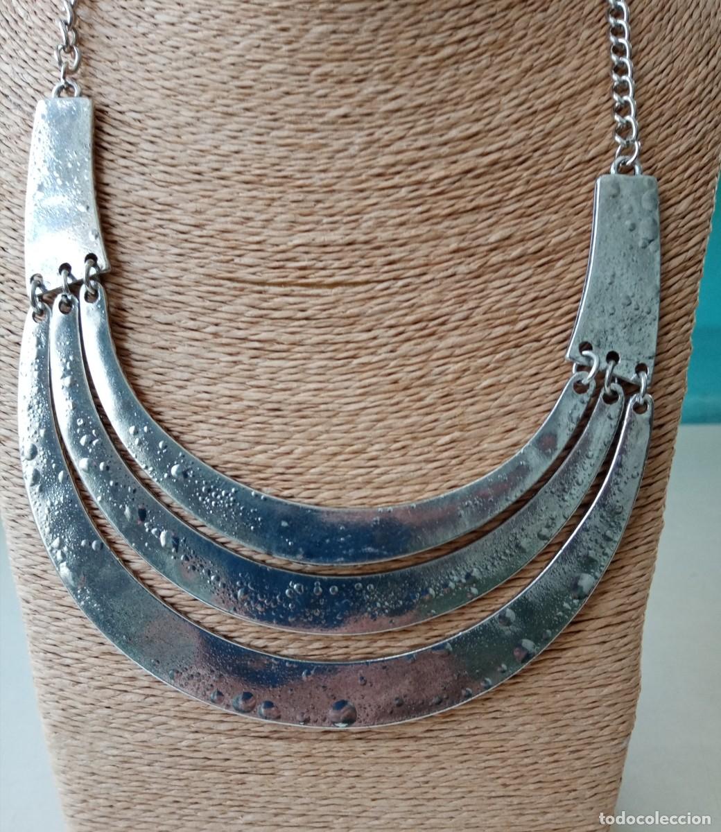 Joyeria: COLLAR PLATEADO MET&Aacute;LICO. - Foto 2