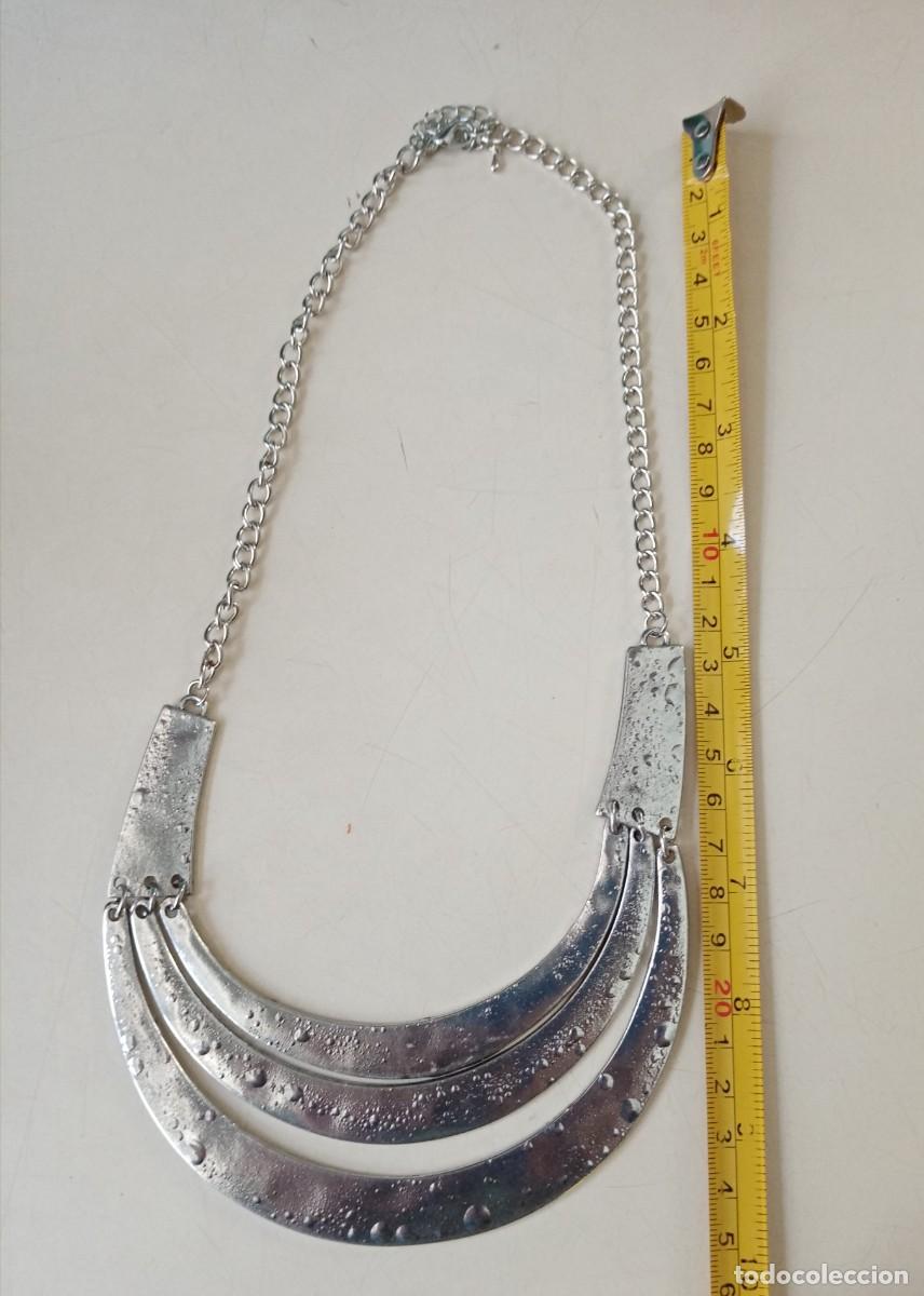 Joyeria: COLLAR PLATEADO MET&Aacute;LICO. - Foto 4