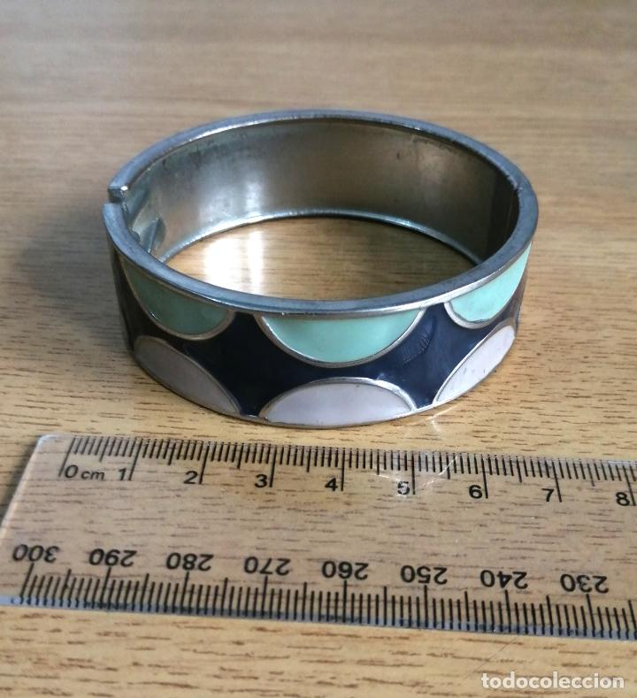 Joyeria: PULSERA, PLATEADA MET&Aacute;LICA CON ESMALTES. - Foto 3