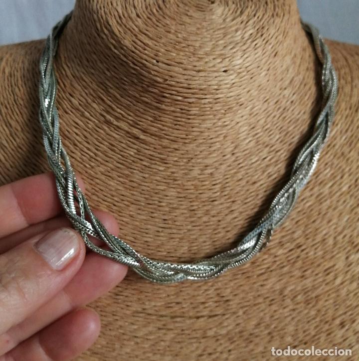 Joyeria: COLLAR CORTO, CADENAS PLATEADAS. - Foto 3
