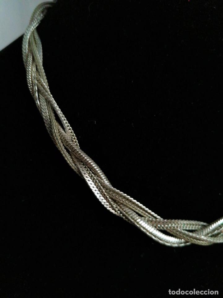 Joyeria: COLLAR CORTO, CADENAS PLATEADAS. - Foto 5