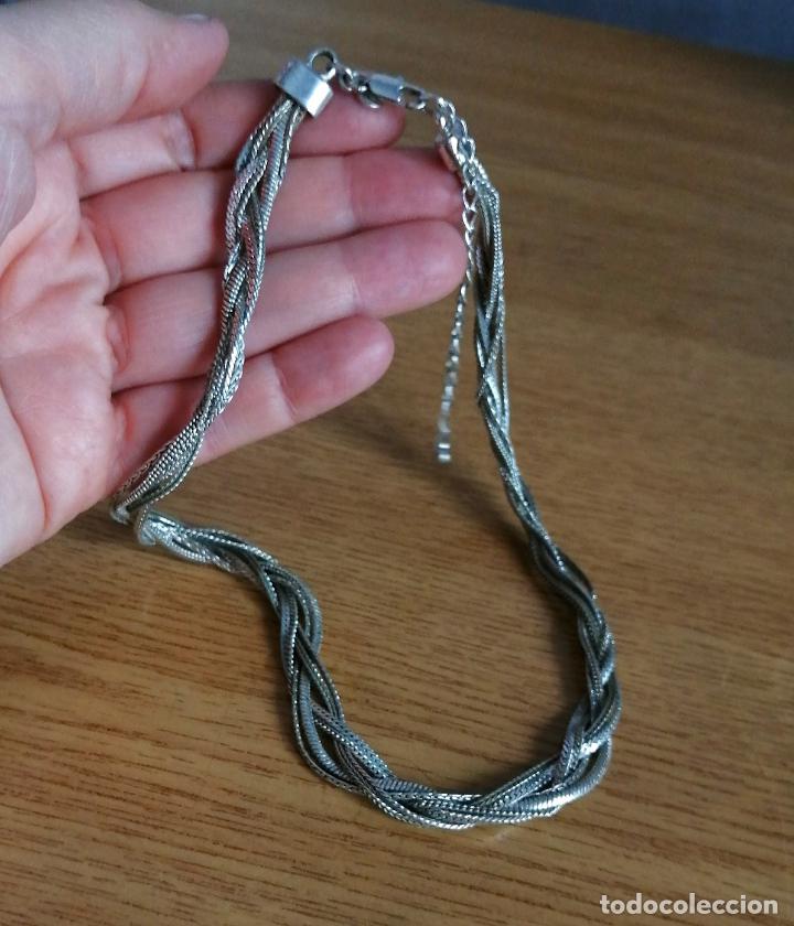 Joyeria: COLLAR CORTO, CADENAS PLATEADAS. - Foto 6