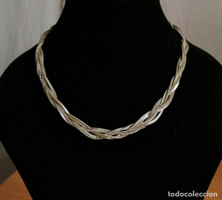 Joyeria: COLLAR CORTO, CADENAS PLATEADAS. - Foto 7