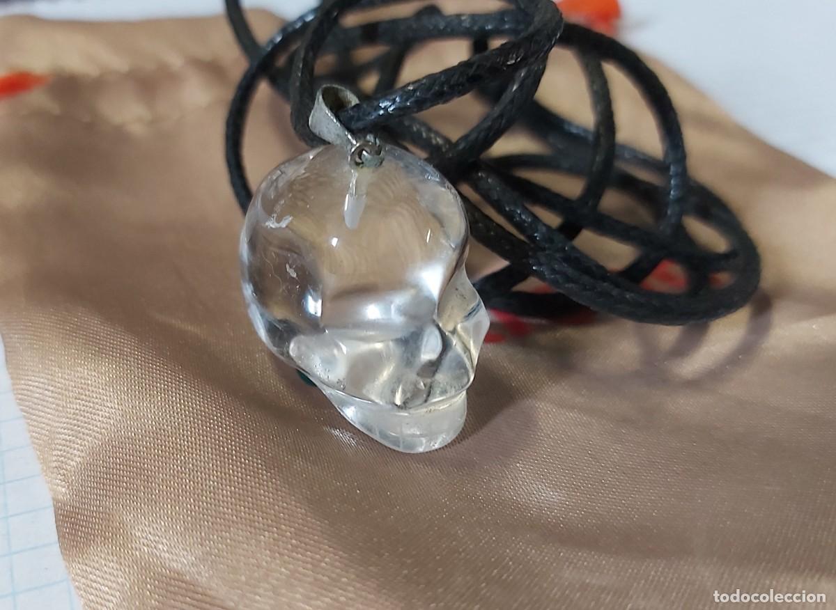 Joyeria: Colgante de calavera de vidrio - Foto 2