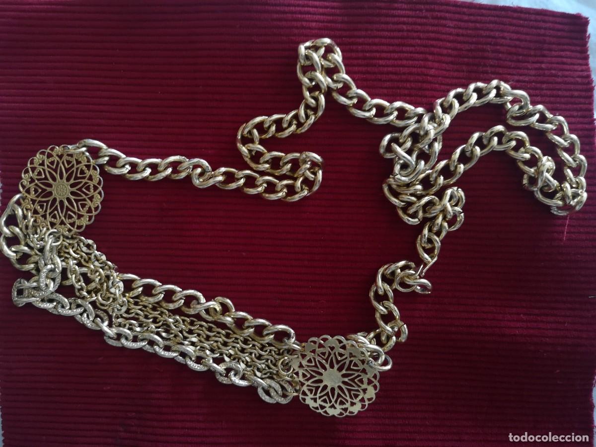 Joyeria: Collar de metal dorado - Foto 2