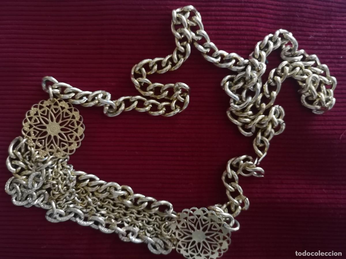 Joyeria: Collar de metal dorado - Foto 3