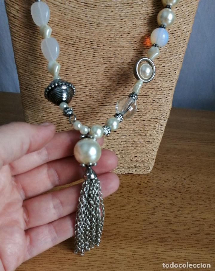 Joyeria: COLLAR PERLAS Y ABALORIOS CON COLGANTE. - Foto 8
