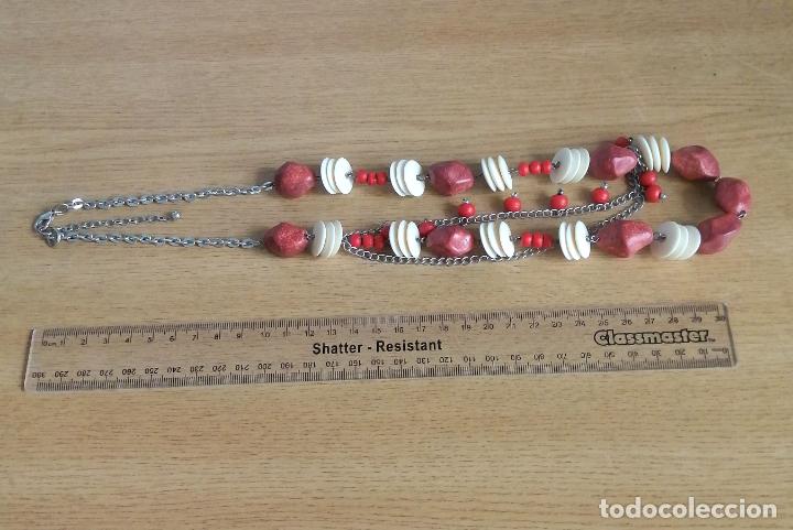 Joyeria: ORIGINAL COLLAR, HUESO, MADERA, CADENA PLATEADA. - Foto 2