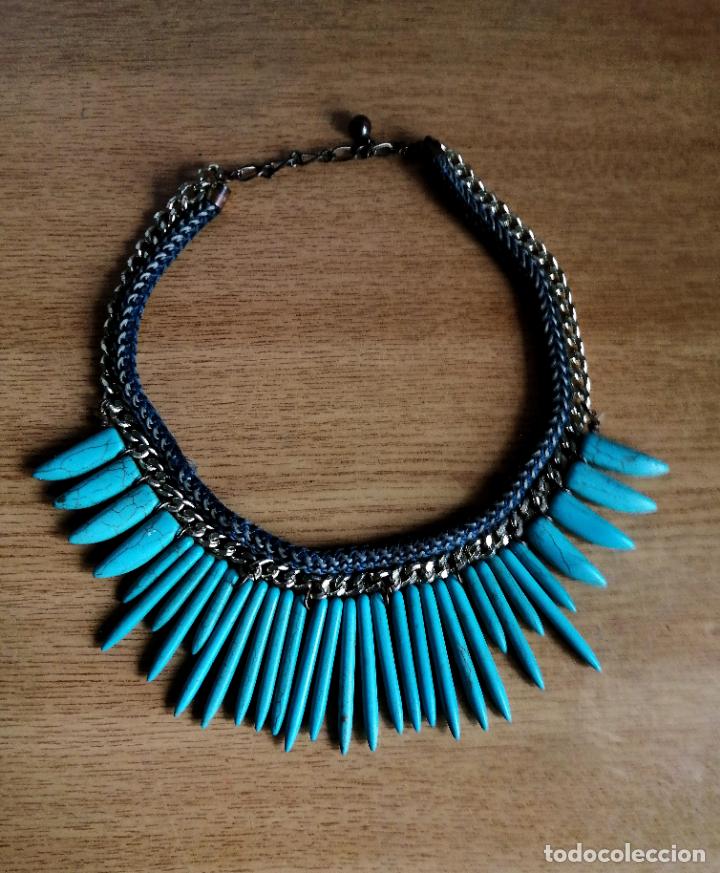 Joyeria: PRECIOSO COLLAR, PIEDRAS TURQUESAS. - Foto 3
