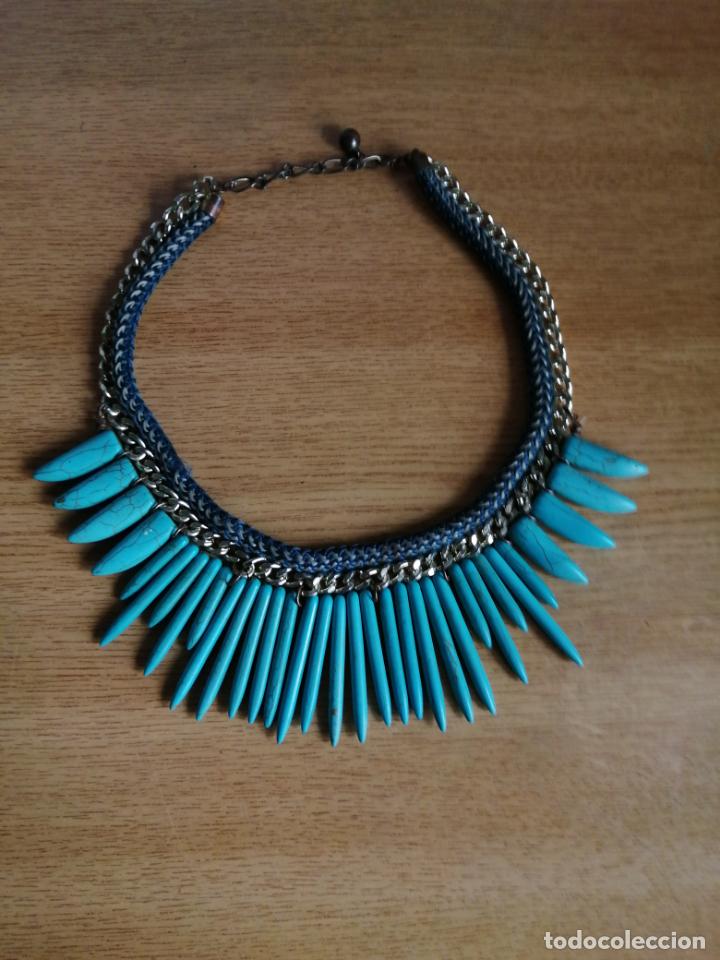 Joyeria: PRECIOSO COLLAR, PIEDRAS TURQUESAS. - Foto 5