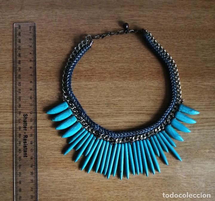 Joyeria: PRECIOSO COLLAR, PIEDRAS TURQUESAS. - Foto 6