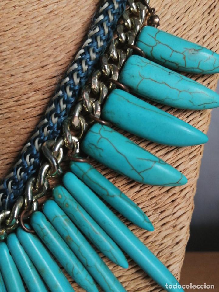 Joyeria: PRECIOSO COLLAR, PIEDRAS TURQUESAS. - Foto 8
