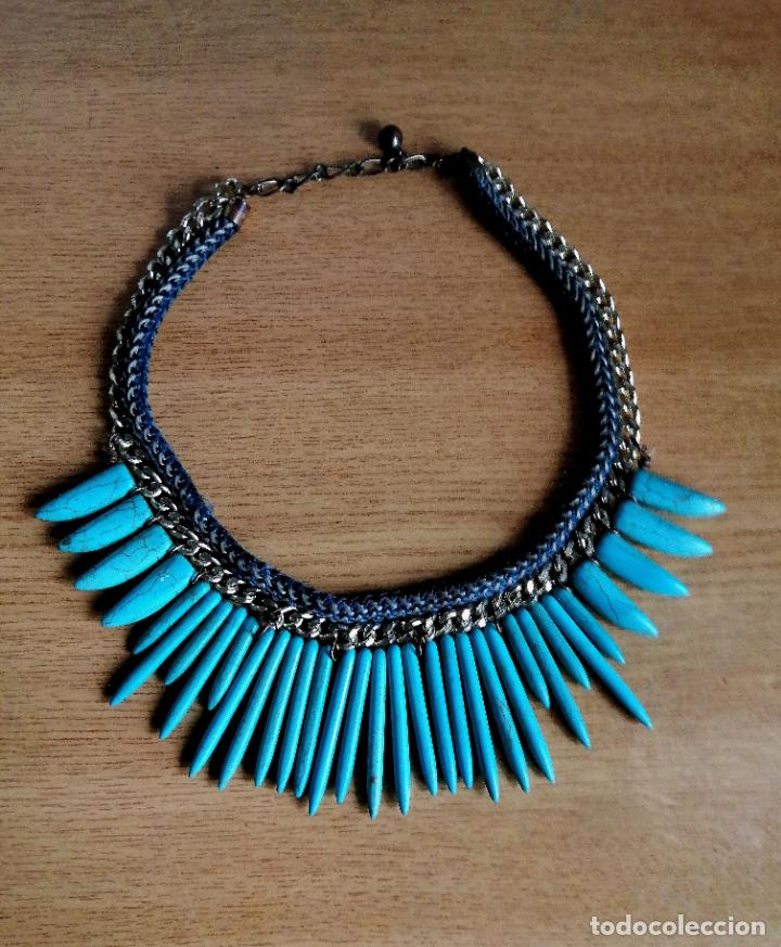 Joyeria: PRECIOSO COLLAR, PIEDRAS TURQUESAS. - Foto 9
