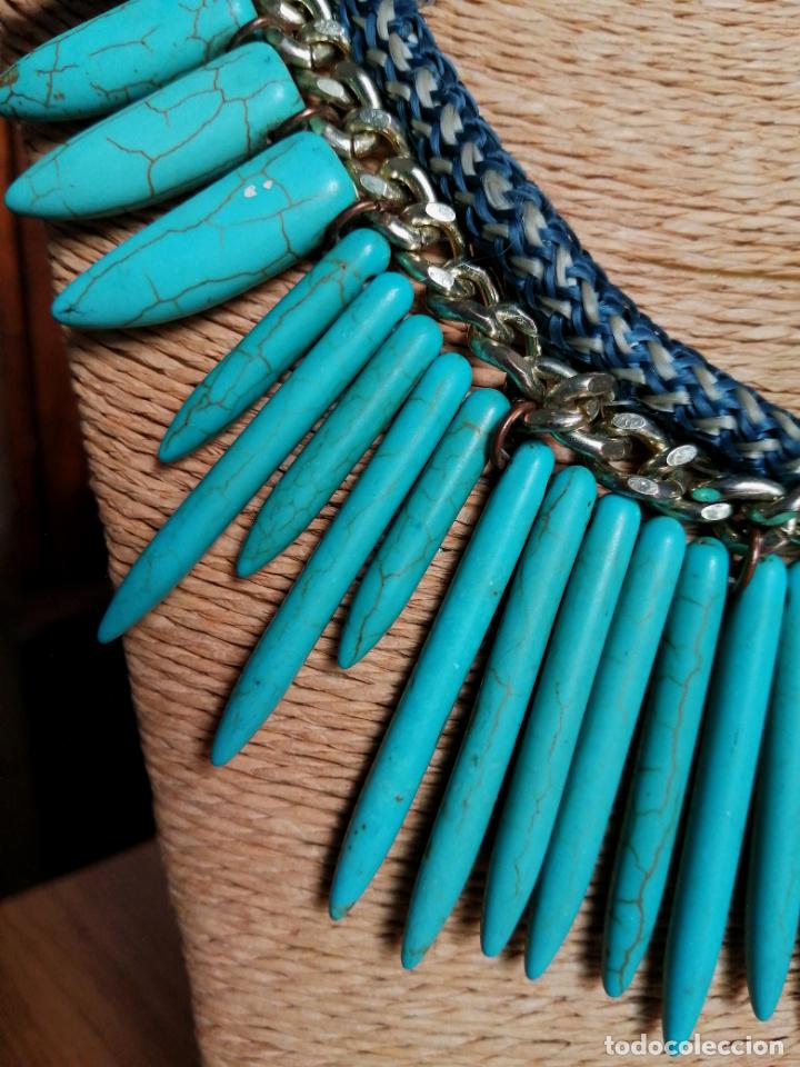 Joyeria: PRECIOSO COLLAR, PIEDRAS TURQUESAS. - Foto 10