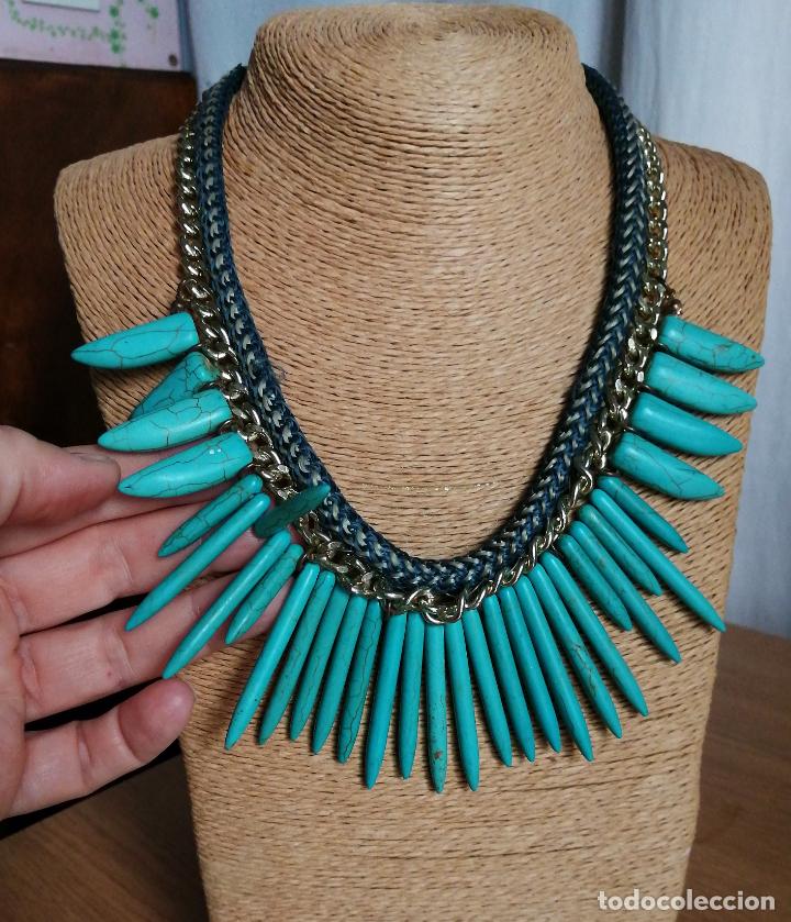 Joyeria: PRECIOSO COLLAR, PIEDRAS TURQUESAS. - Foto 11