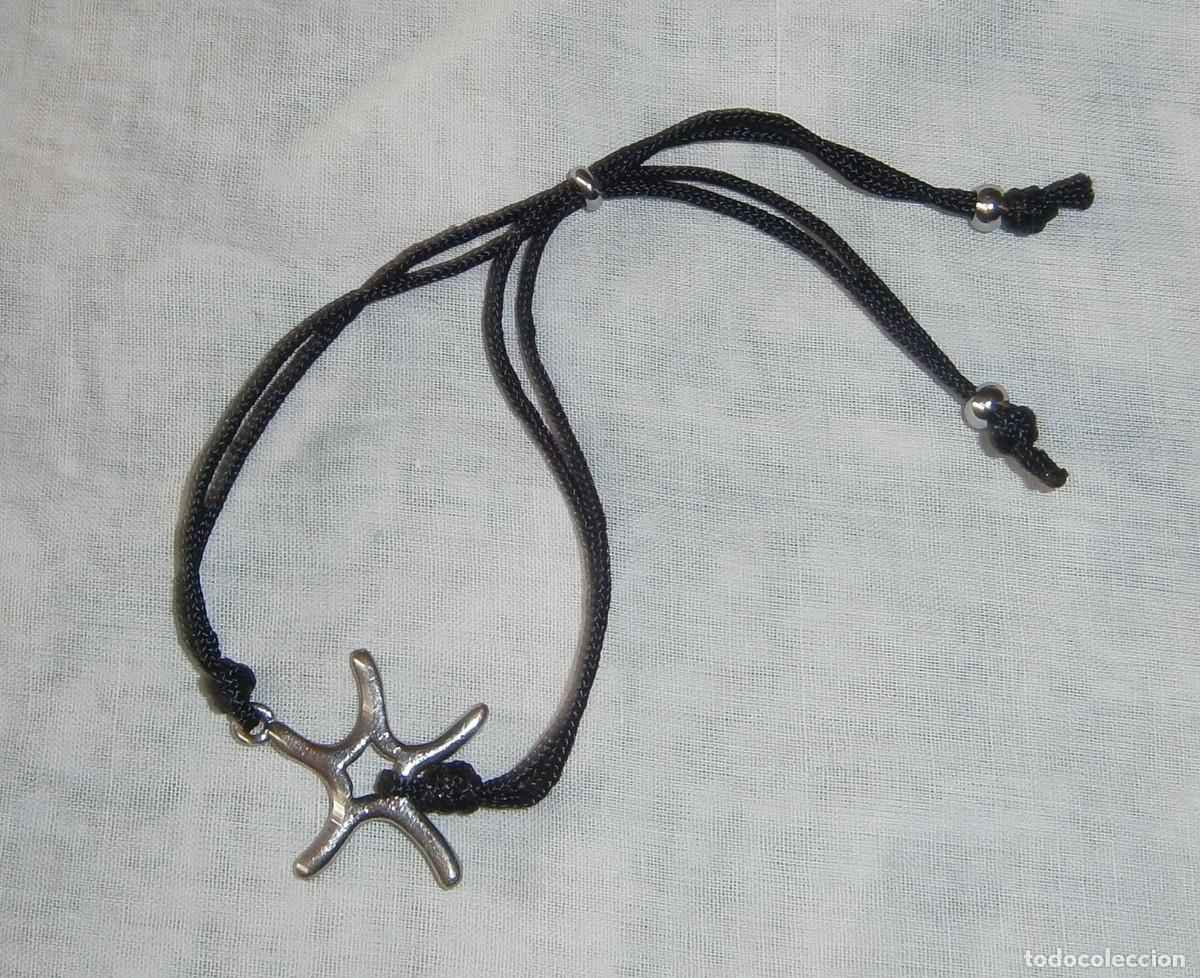 Joyeria: pulsera regulable con una estrella de mar en metal - Foto 2