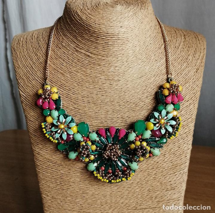 Joyeria: COLLAR CON CRISTALES SINTETICOS, DE COLORES. - Foto 5