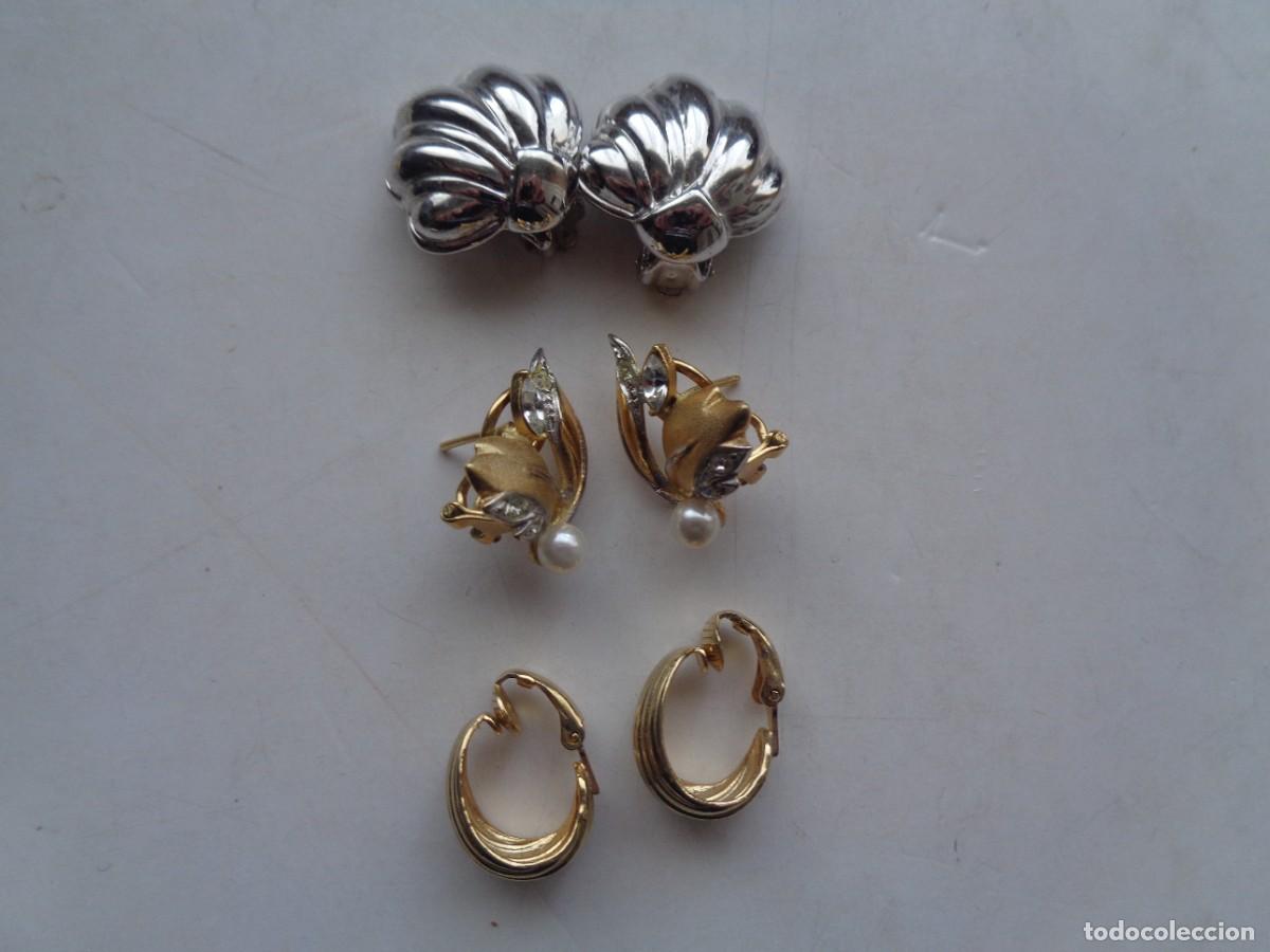 Schmuck: LOTE DE TRES PARES DE PENDIENTES