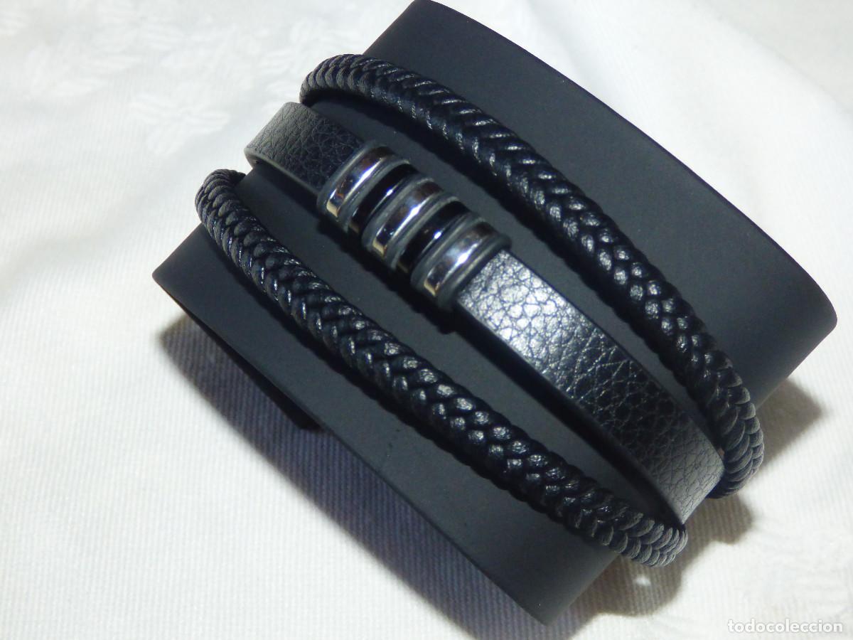 Joyeria: Pulsera hombre,simil piel. - Foto 1