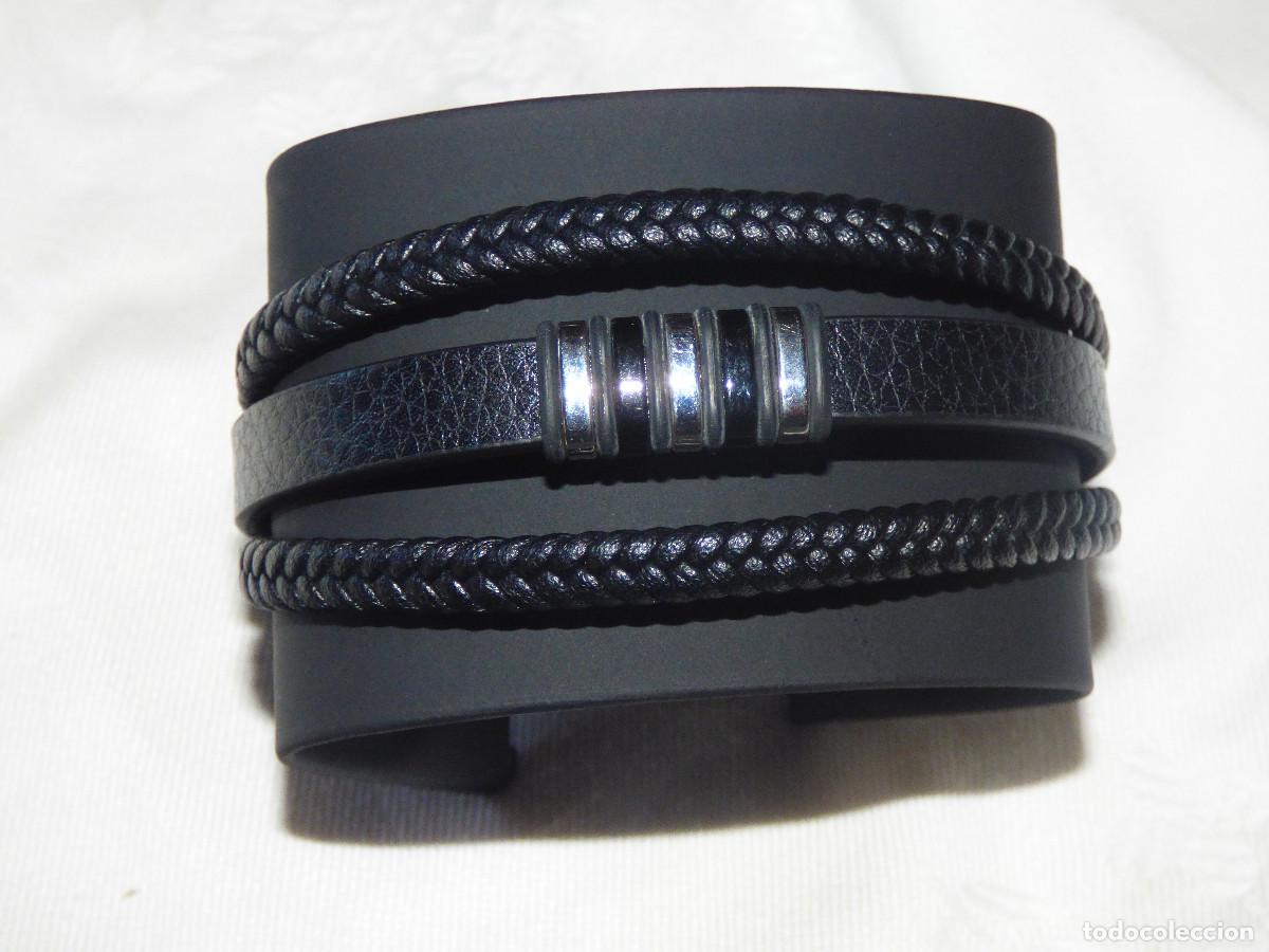 Joyeria: Pulsera hombre,simil piel. - Foto 2