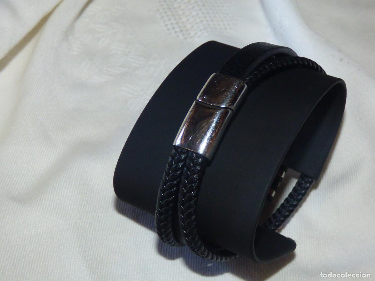 Joyeria: Pulsera hombre,simil piel. - Foto 3
