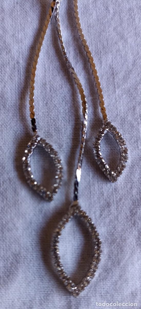 Joyeria: Pendiente largo con 3 hilos - Foto 4
