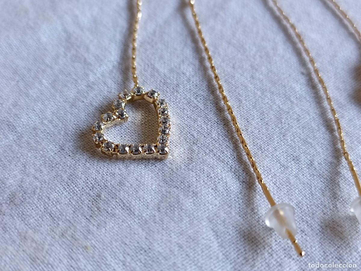 Joyeria: Pendientes largos coraz&oacute;n - Foto 4