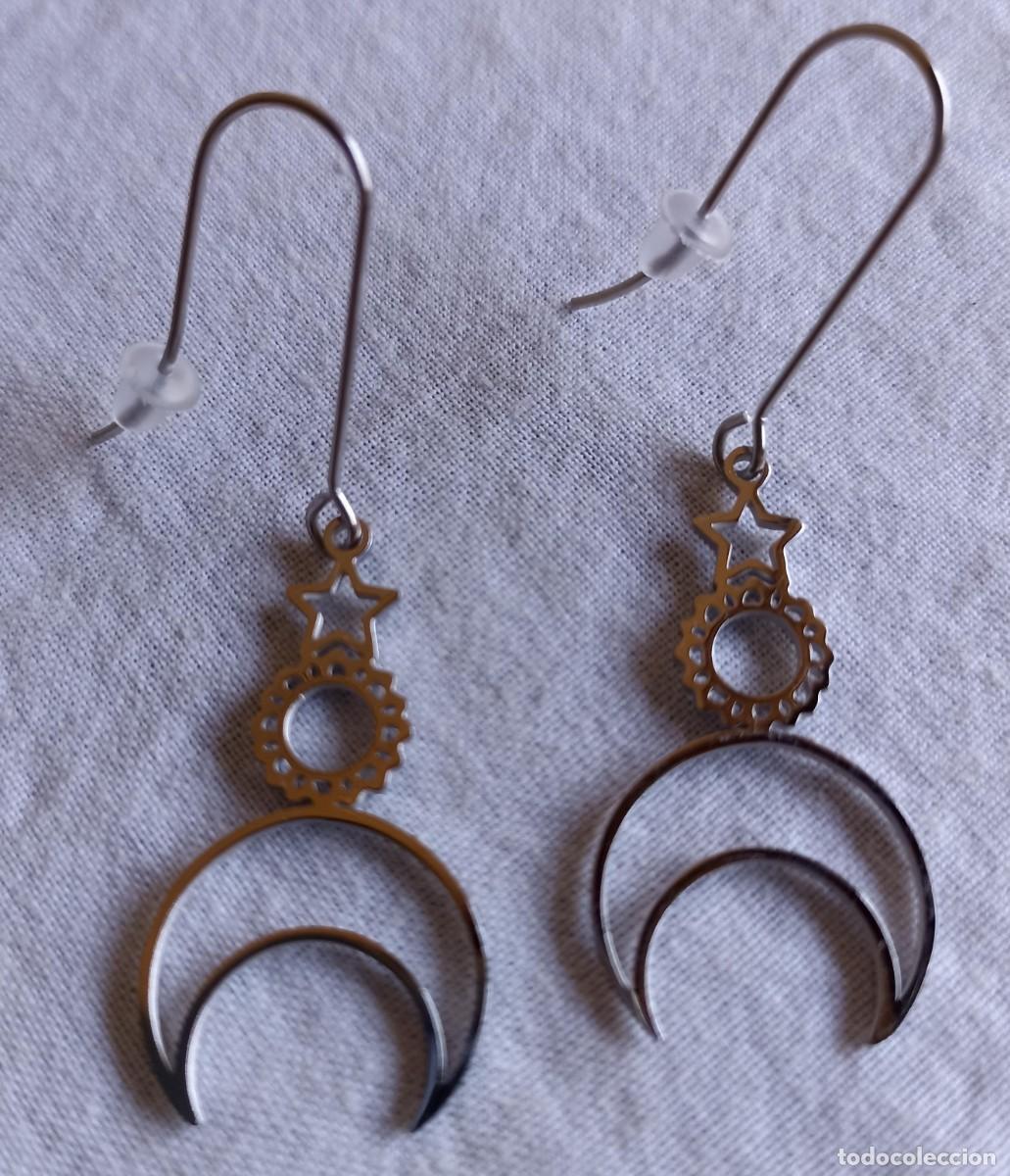 Joyeria: Pendientes largos media luna - Foto 2