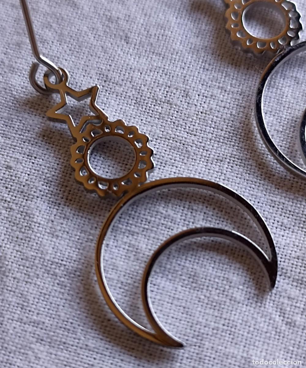 Joyeria: Pendientes largos media luna - Foto 3