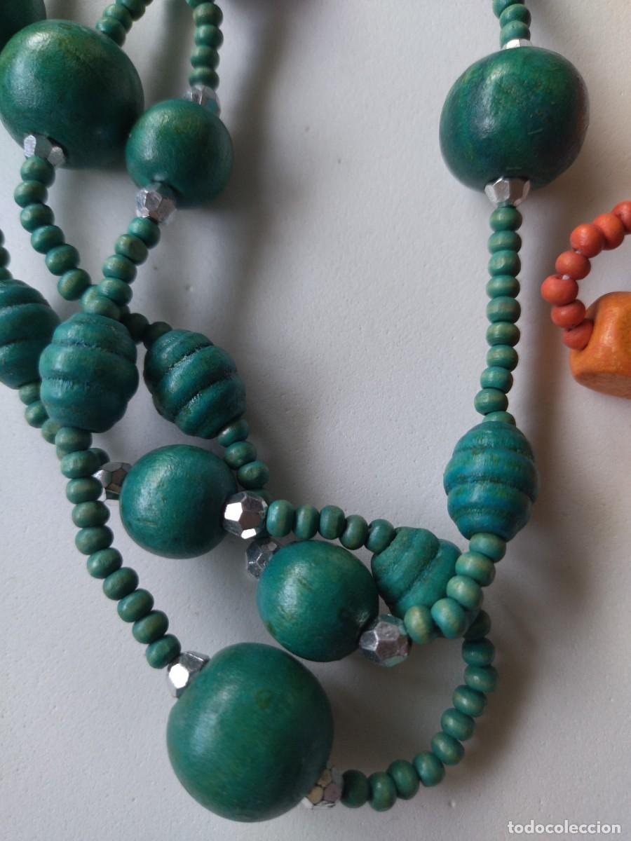 Joyeria: 2 Collares largos de madera. - Foto 3