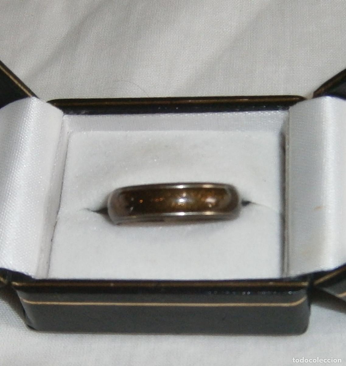 Schmuck: anillo plateado con piedra de luna