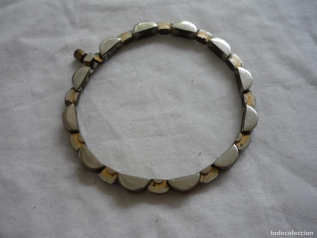 Joyeria: Antigua pulsera de lat&oacute;n - Foto 2