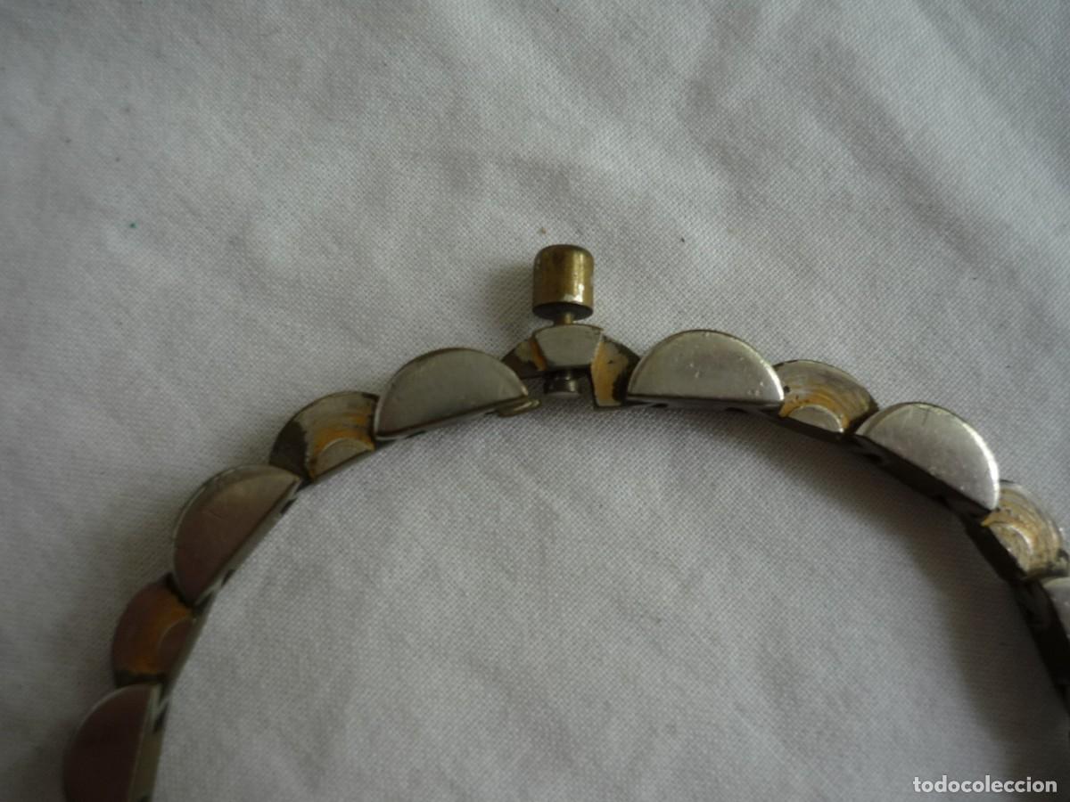 Joyeria: Antigua pulsera de lat&oacute;n - Foto 3