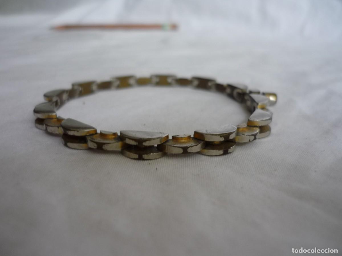 Joyeria: Antigua pulsera de lat&oacute;n - Foto 5